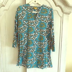Roberta Roller Rabbit Tunic / Kurta - Sz Medium